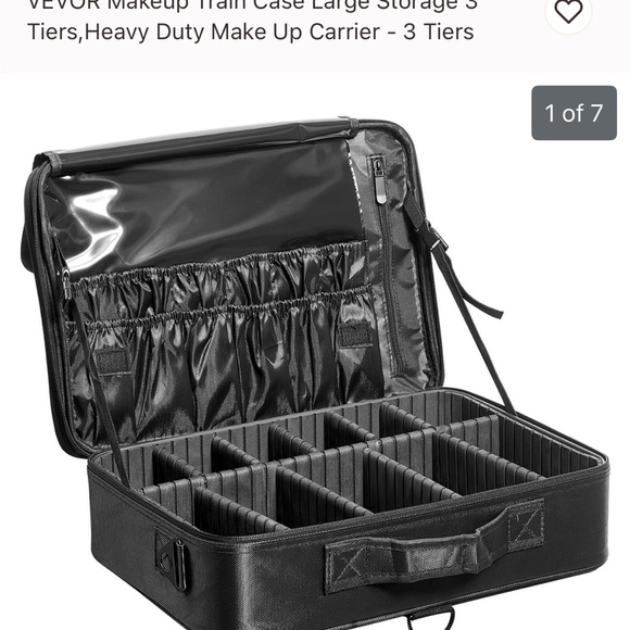 Black Cosmetic/Camera/Equipment Bag - Picture 8 of 10